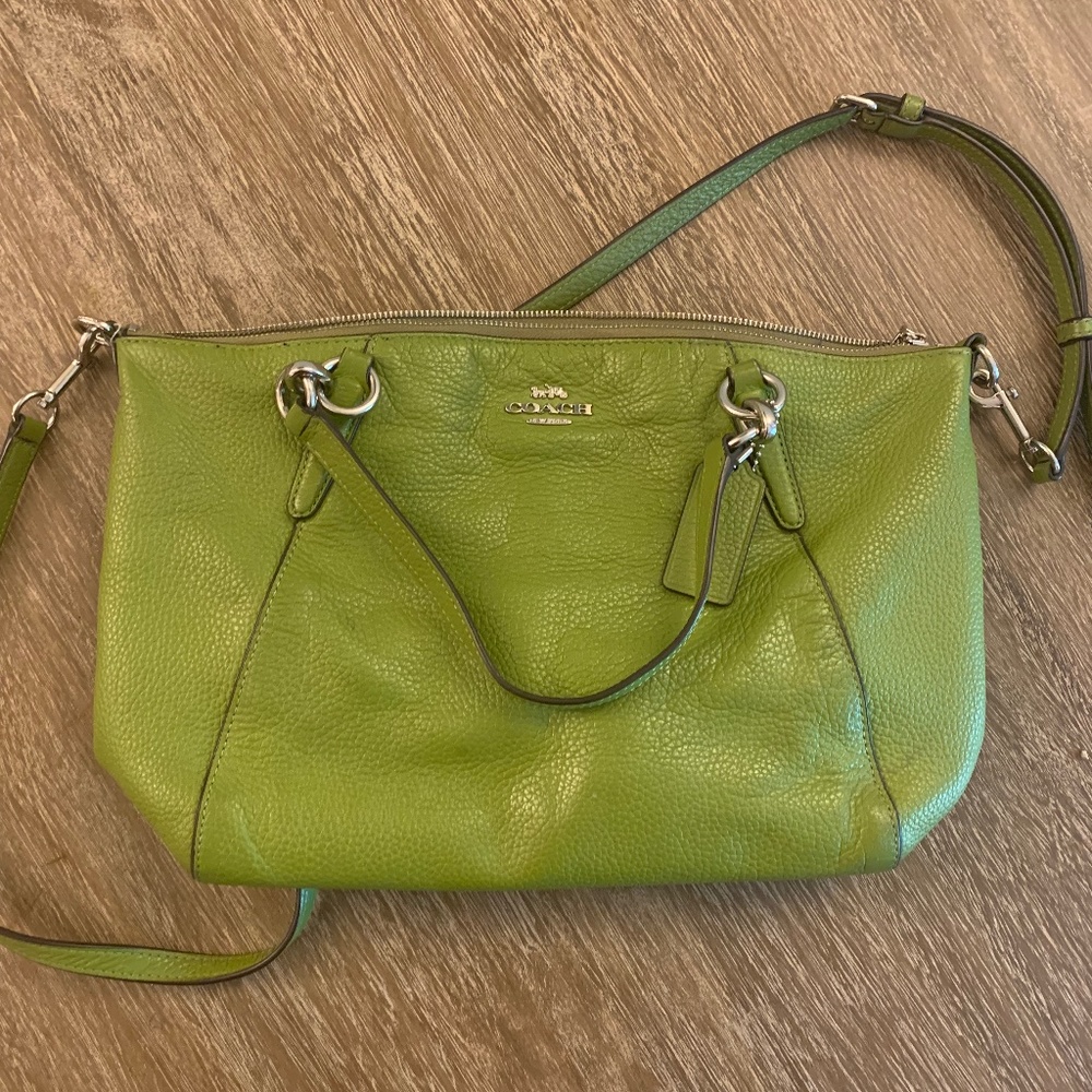 Lime Green Coach Purse